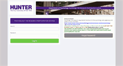 Desktop Screenshot of huntercollege.sona-systems.com