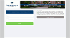 Desktop Screenshot of odupsychology.sona-systems.com