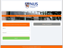 Tablet Screenshot of nus.sona-systems.com