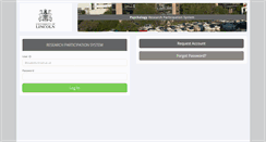 Desktop Screenshot of lincoln-psychology.sona-systems.com