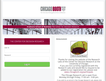 Tablet Screenshot of chicagocdr.sona-systems.com